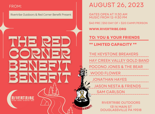 Rivertribe Outdoors Presents The Red Corner Benefit Benefit